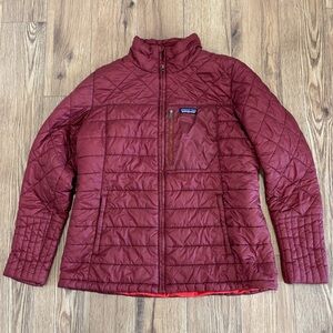 Patagonia Maroon Puffer Jacket